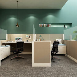 glass workstation