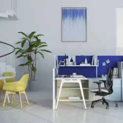 low wall workstation