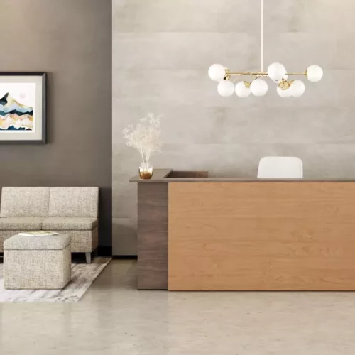 Reception desk