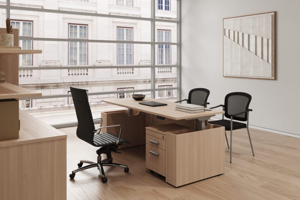 image executive sit stand