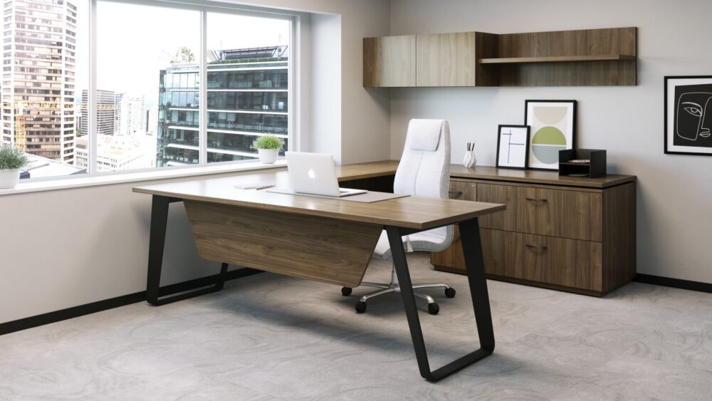 u shape desk