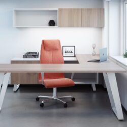 u shape desk