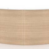 10ft Curved Reception desk