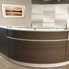Curved Reception Desk