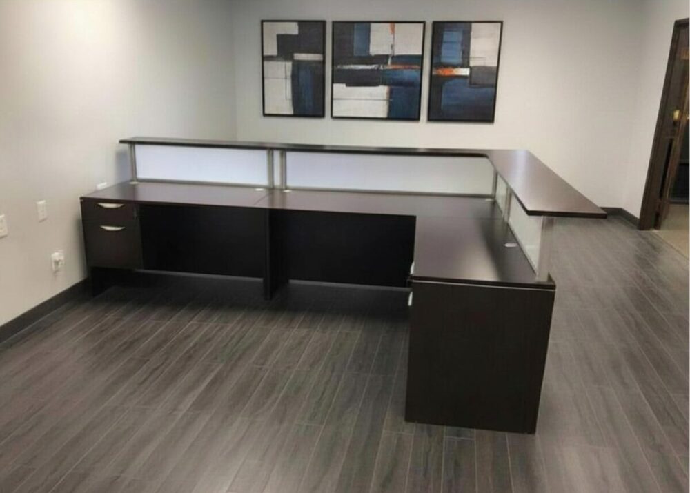 Espresso Reception Desk Espresso Reception Desk