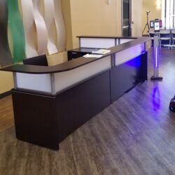 Espresso Reception Desk 12ft a