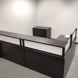 Espresso Reception Desk 8ft