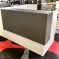 reception desk co402 - gray and white