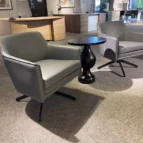 Gray-Vinyl-Swivel-Chairs
