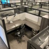 Grey Height Adjustable Desk