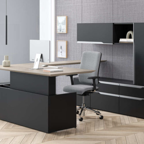 Executive L Shape Desk | Sit Stand | GL102