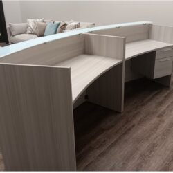 Reception Desk 10ft Blanc de Gris
