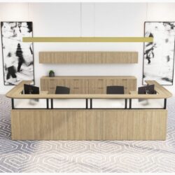Reception Desk Aspen finish