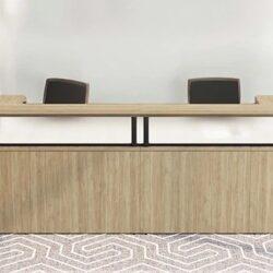 Reception Desk Aspen finish a