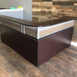 Reception Desk Espresso