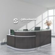 Reception Desk Gray finish