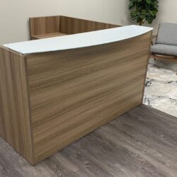 Reception Desk L Shape Noce finish
