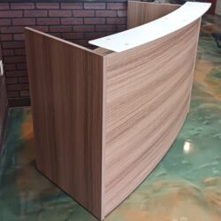Reception Desk Noce finish gggg