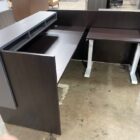 Reception Desk with Height adjustable return