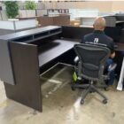 Reception Desk with Height adjustable return