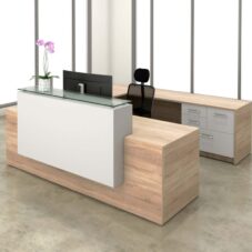 Reception Desk with counter in the middle