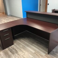Reception with gray screen a
