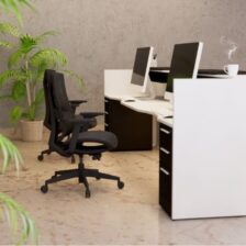 Two Person Reception Desk 12ft b