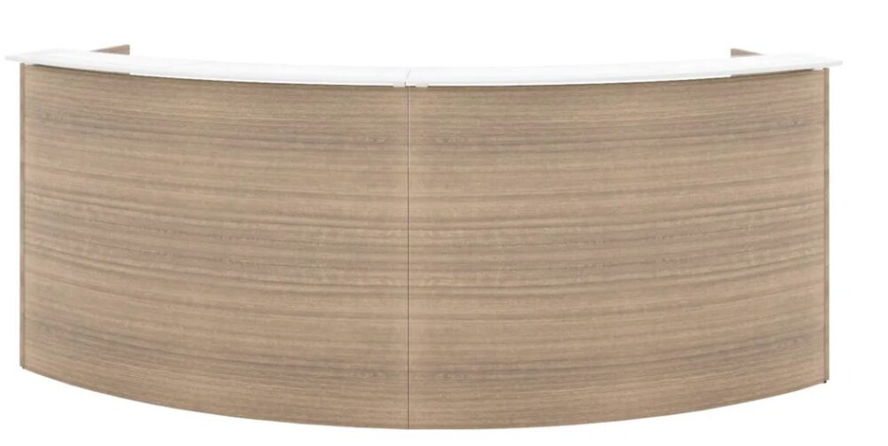 Two person Reception desk noce finish Two person Reception desk noce finish