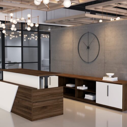 Height Adjustable Reception Desk | DM405