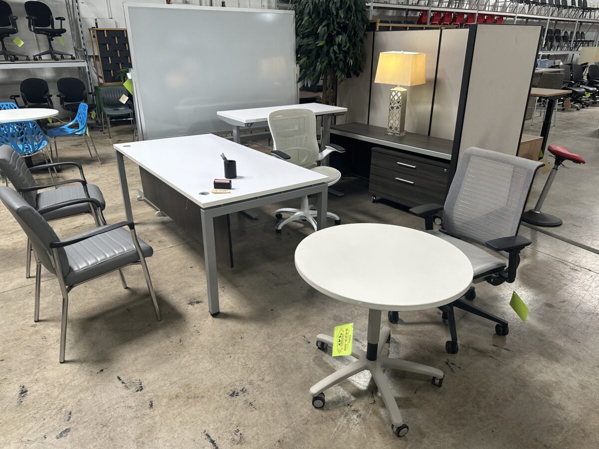 used office furniture - desks, office chair