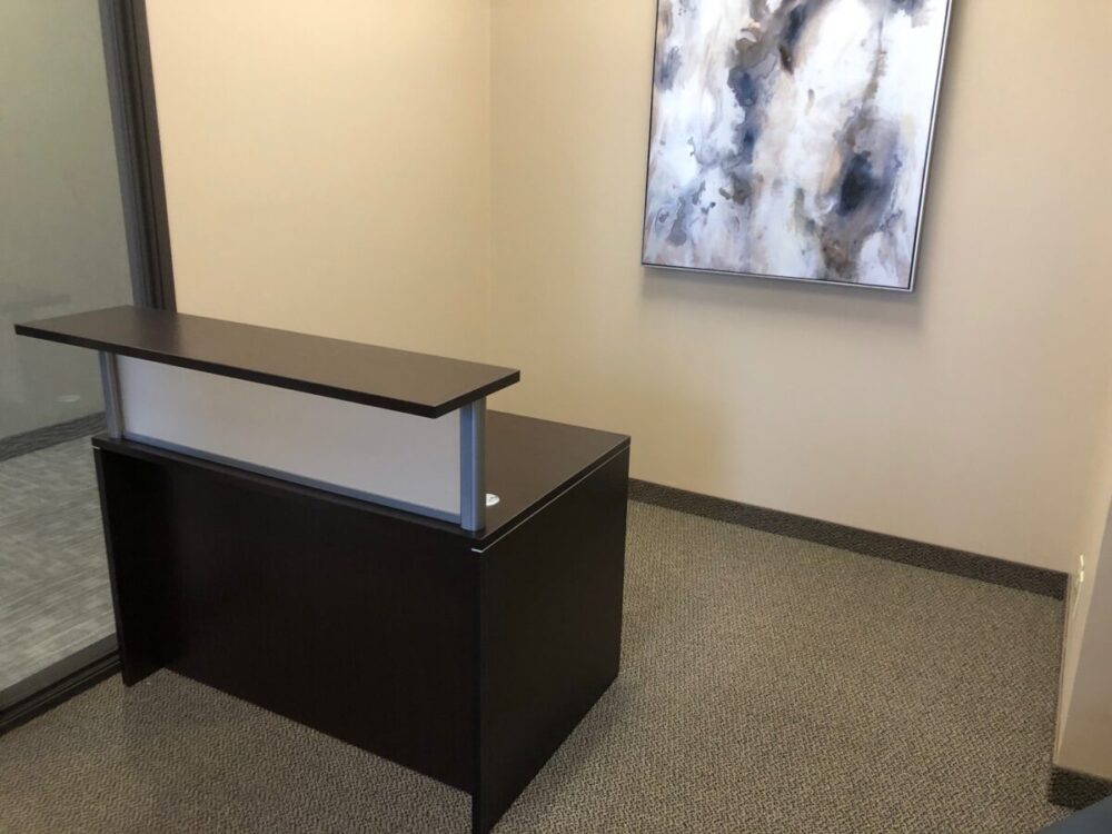 Espresso Reception Desk Single Espresso Reception Desk Single