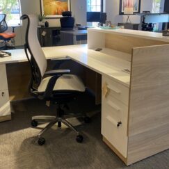 Reception Desk with LED Light option b