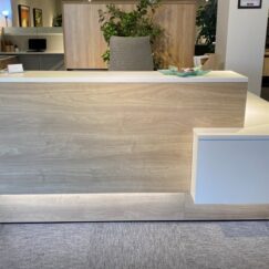 Reception Desk with LED Light option c