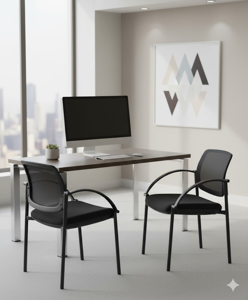 Discover Comfort and Style: The Mesh Back Guest Chair