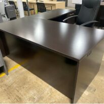 Espresso L Shape Desk