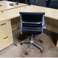 Maple L Shaped Desk Preowned