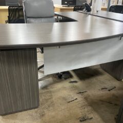 ULL16 Gray L Shape Floating Top