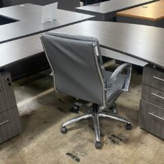 ULL16 Gray L Shape Floating Top a