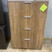 Four Drawer Lateral File Cabinet Walnut finish