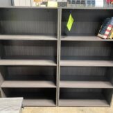USED-GRAY BOOKCASES