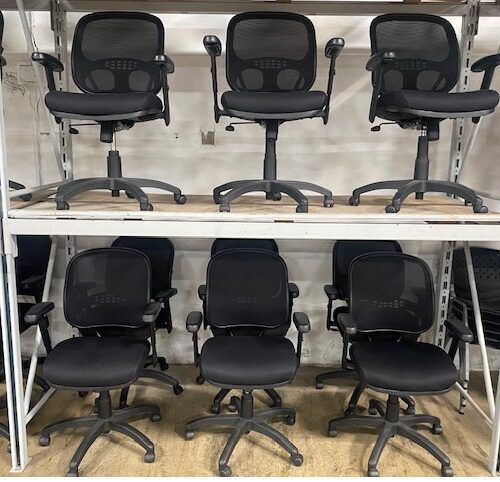 Used Black Mesh Desk Chair USDC-14