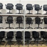 Used Black Mesh Desk Chair USDC-14