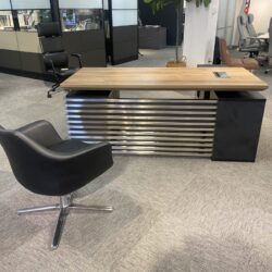 Modern Rustic Electric L Shape Desk