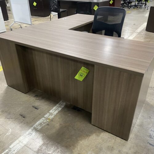 Used office desk Walnut L Shape 30x72