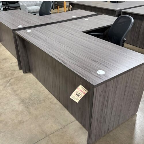 ULL15 Gray L Shape Desk