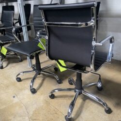 Black Vinyl Conference Room Chairs