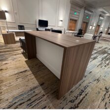 Bar Height Table and chairs Noce finish 6ft x 42h