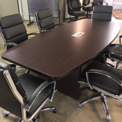 Espresso 8ft Conference Table a - Copy