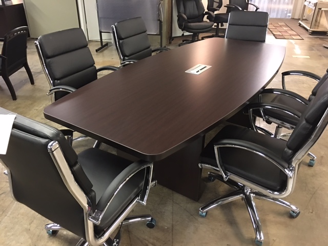 Espresso 8ft Conference Table a - Copy Espresso 8ft Conference Table a - Copy