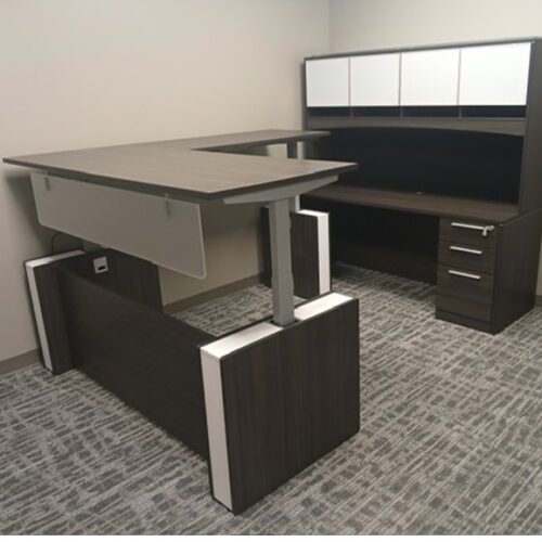 L-Shape | Height adjustable Desk | COR116